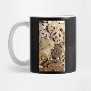 Steampunk, engineering, technology, time, clock, smart, mechanical, abstract, futuristic Mug